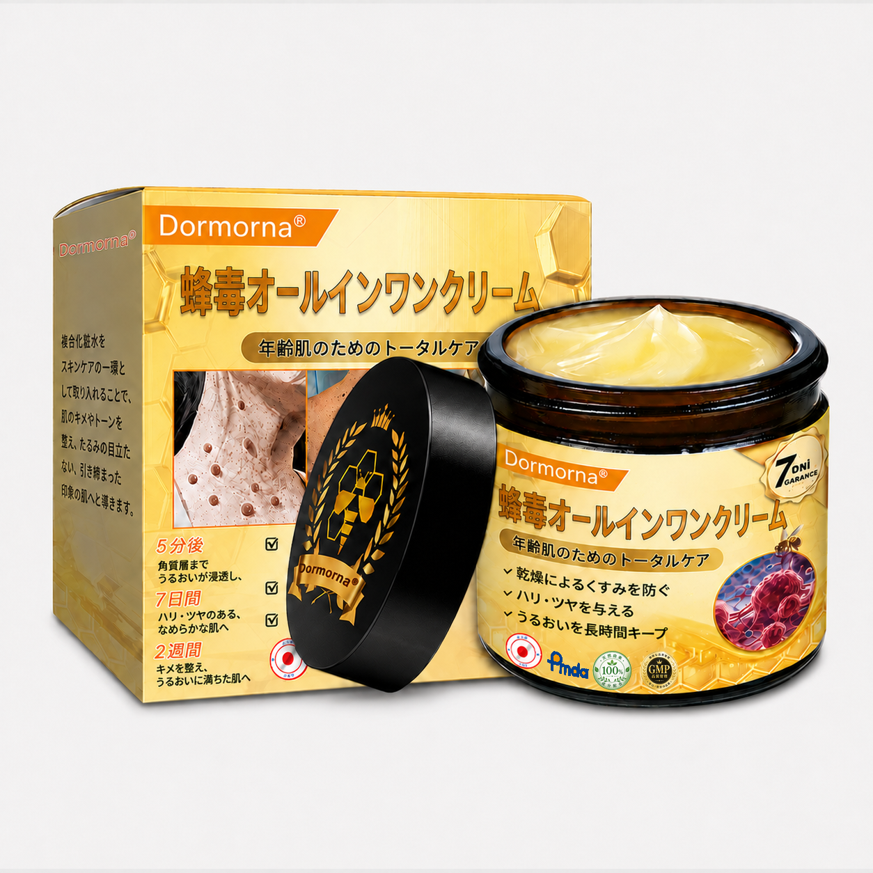 🔥𝗗𝗼𝗿𝗺𝗼𝗿𝗻𝗮® 公式ストア｜日本製 🇯🇵 🎐蜂毒オールインワンクリーム 🌟本日まで！最大𝟴𝟬％ 𝗢𝗙𝗙